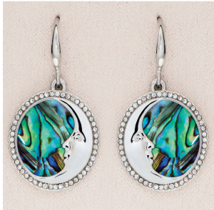 Man in the Moon Earrings or Necklace