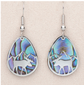 Moose Country Earrings or Necklace