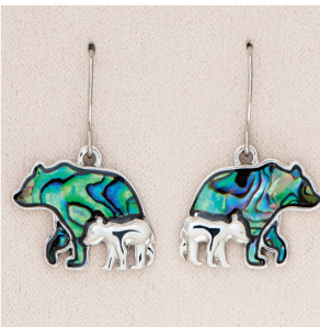 Mother & Cub Earrings or Necklace