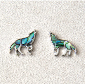 Wolf Earrings or Necklace