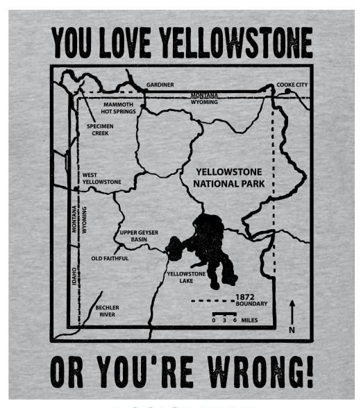 Grey You Love Yellowstone T-Shirt