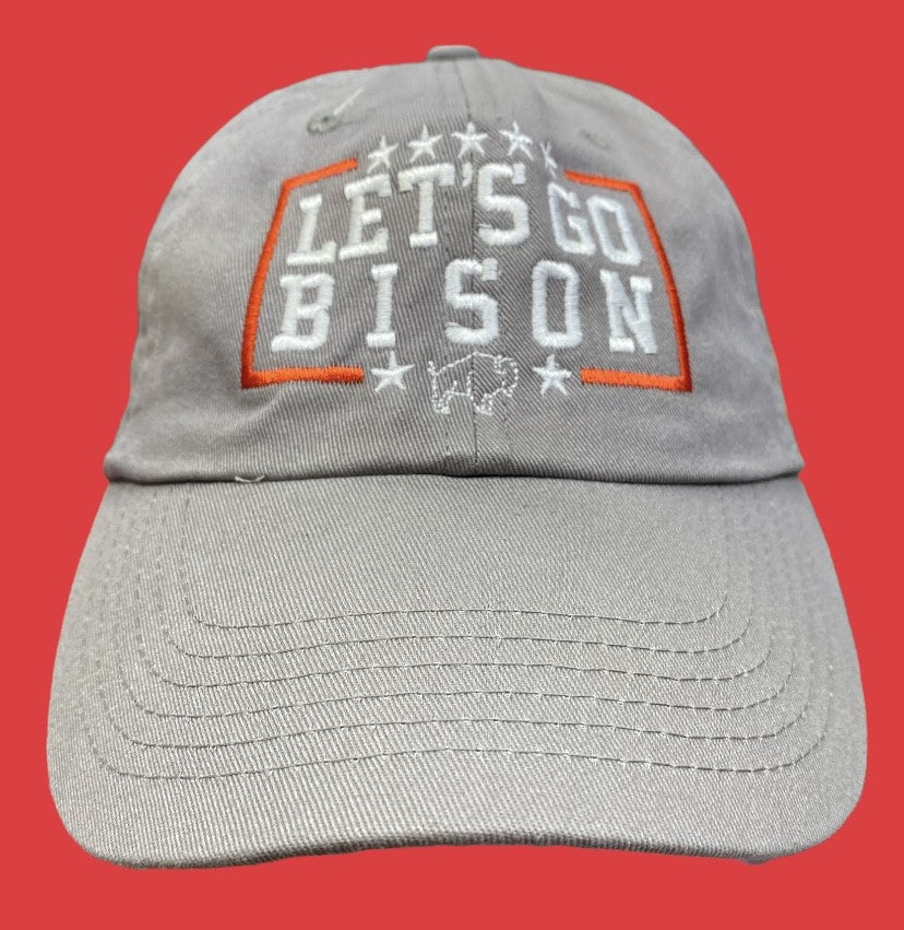 Let's Go Bison Baseball Cap