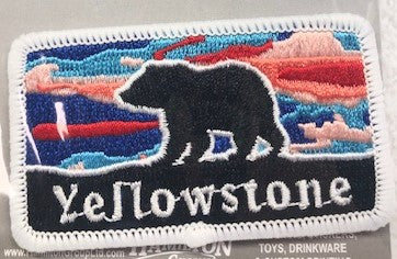 Grizzly Bear Sunset Patch