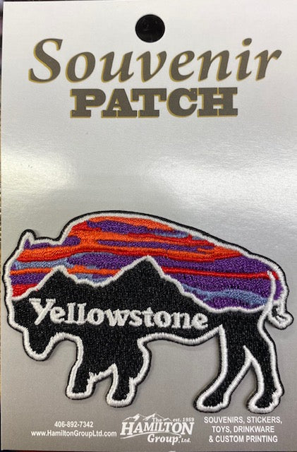 YNP BuffaloSunset Patch
