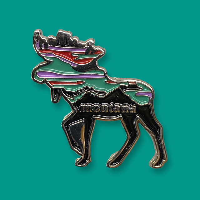 Montana Moose/Sunset Pin